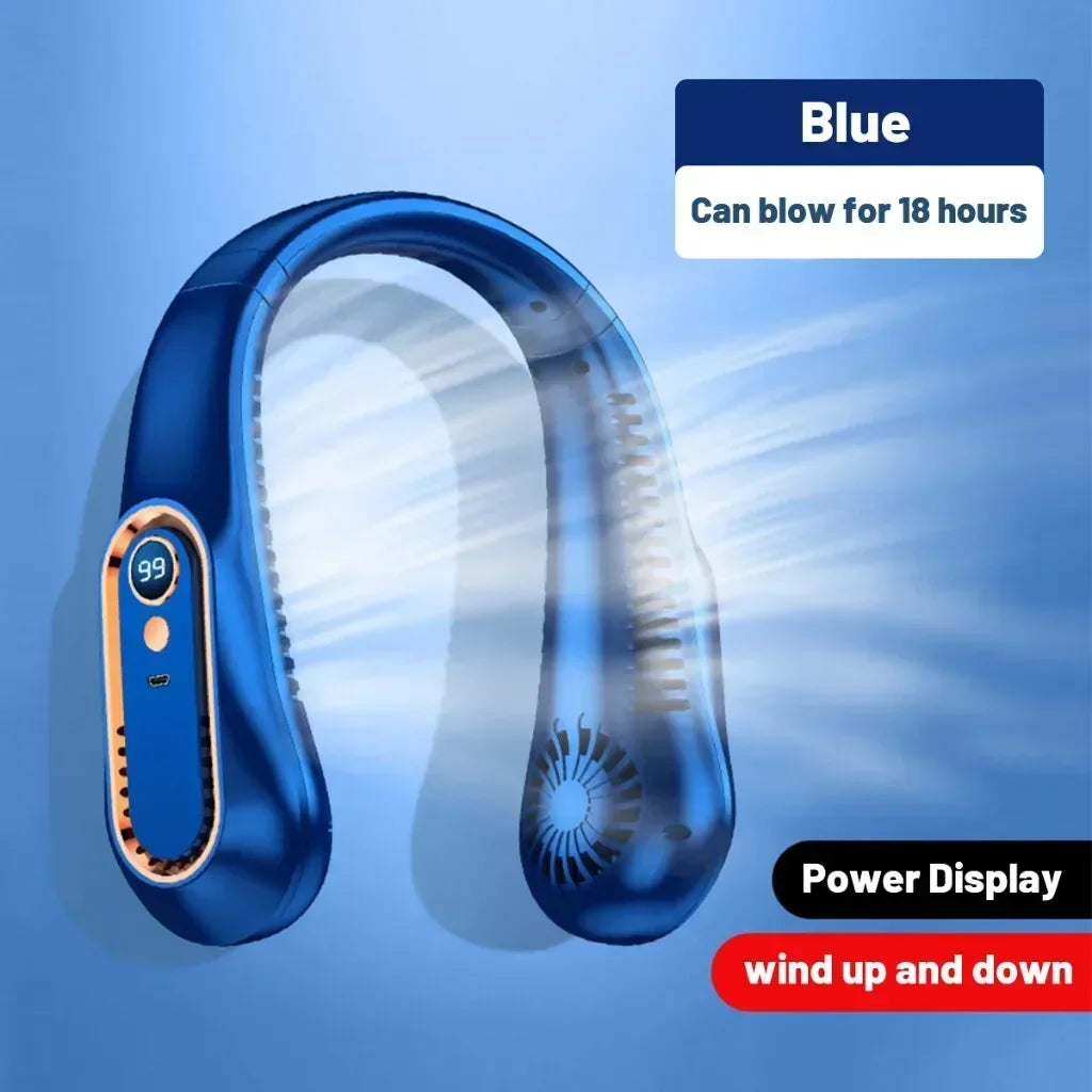 Portable Neck Fan – Silent, Stylish, Powerful