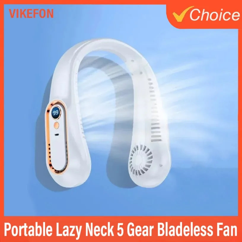 Portable Neck Fan – Silent, Stylish, Powerful